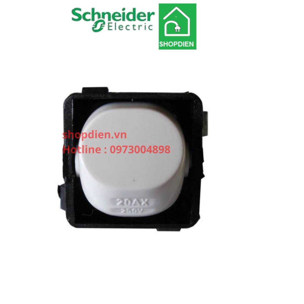 Công tắc 2 cực 20A bình nóng lạnh  S-classic Schneider-30MD20_WE_G19