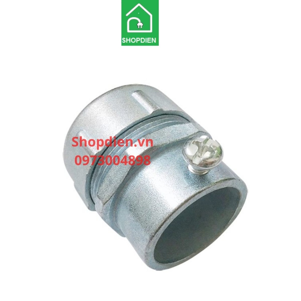 Đầu nối  ống mềm ruột gà sắt với ống trơn 1'