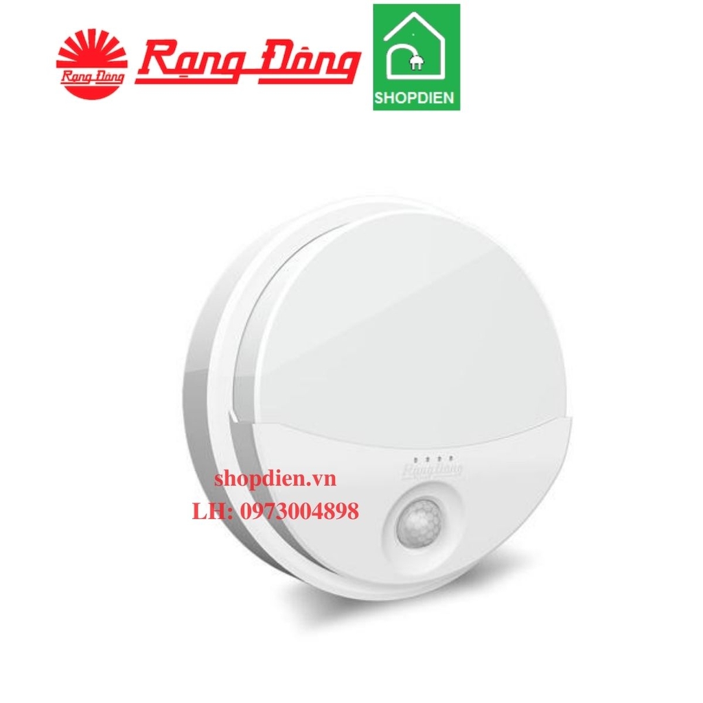 Đèn gắn tường tròn cảm biến 15W Rạng Đông GT16.PIR 180/15W