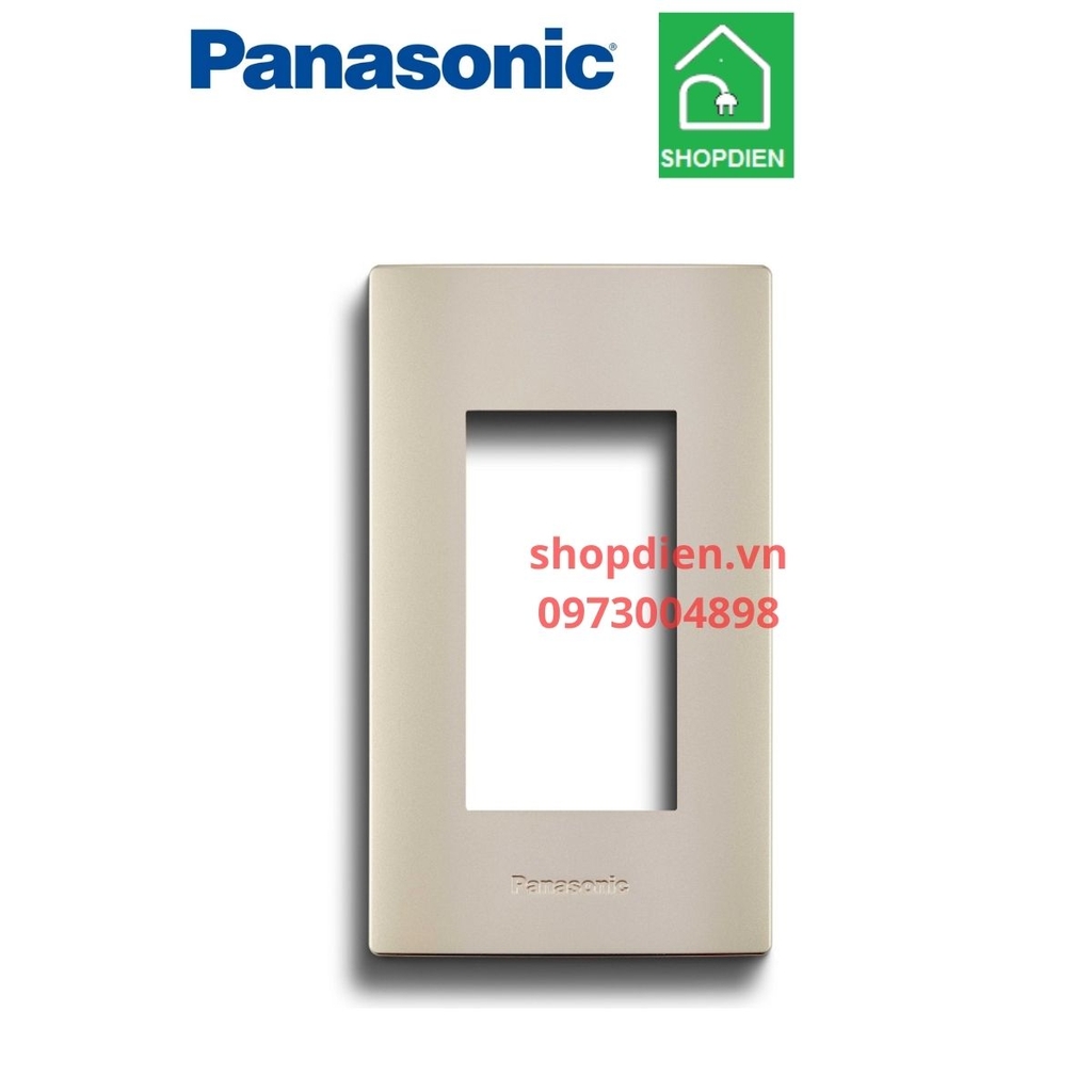 Mặt 3 thiết bị màu vàng ánh kim Panasonic Halumie WEVH68030MYZ