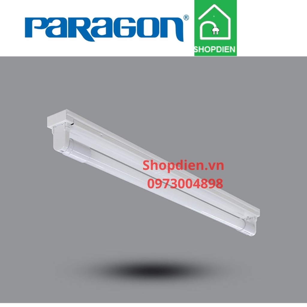 Bộ đèn tuýp Ledtube kiểu batten đơn 60CM LED 1x9W Paragon-CBLA19L9