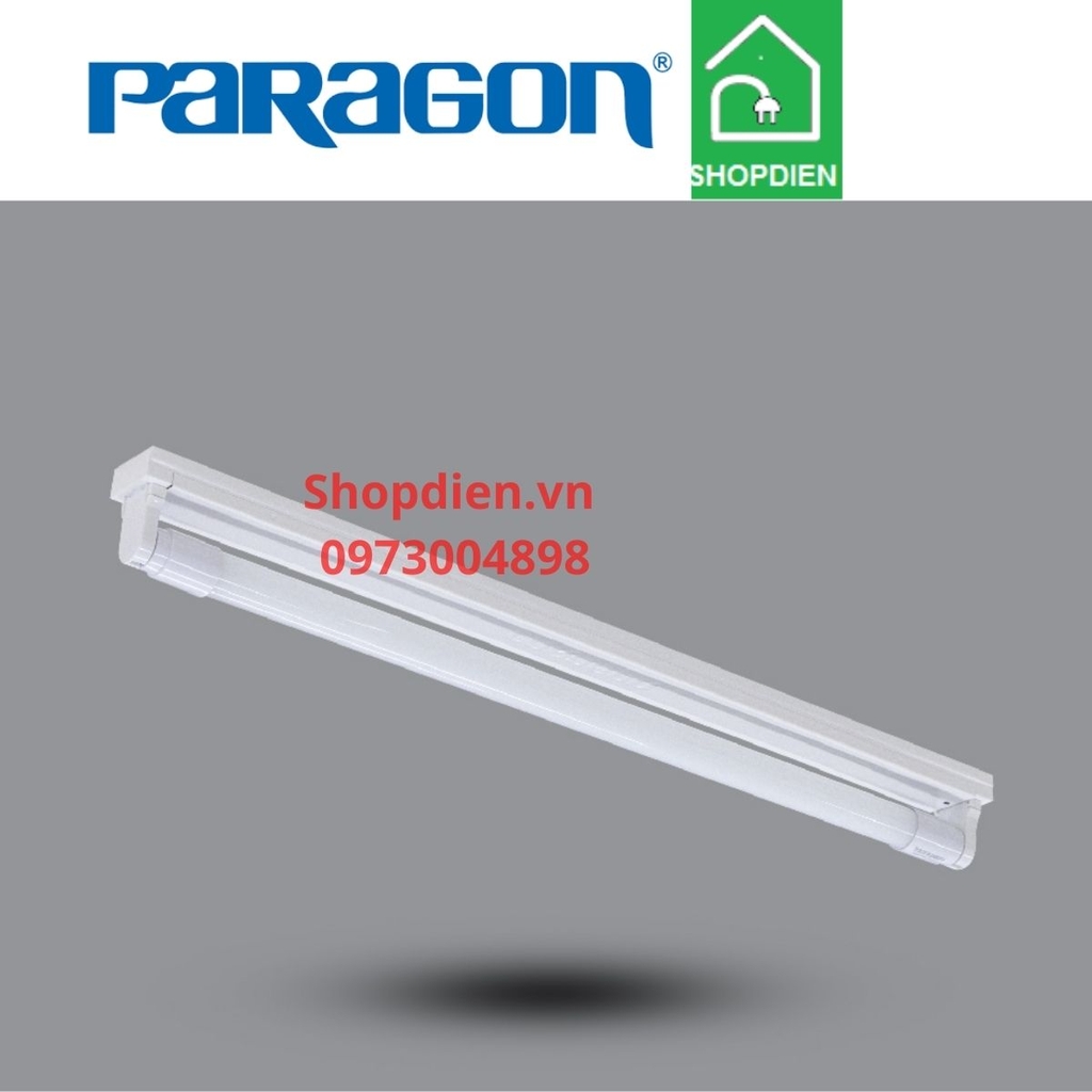 Bộ đèn tuýp Ledtube kiểu batten đơn 1.2M LED 1x20W Paragon-PCFG136L18