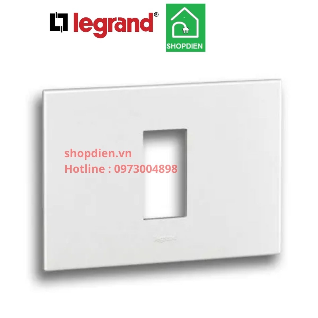 Mặt 1 thiết bị cover plate -Neutral white- Legrand Arteor Màu trắng-575220