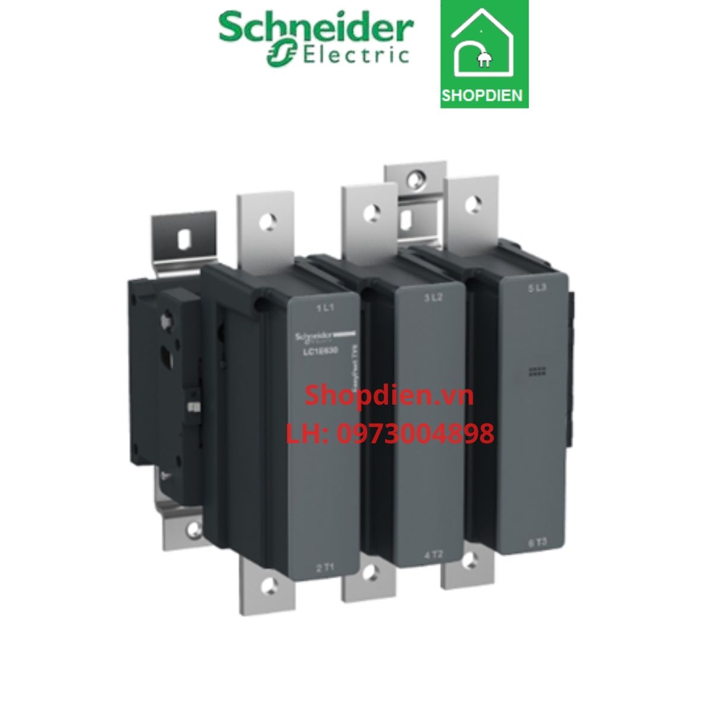 Khởi động từ , Contactor 3P 630A 220VAC Easypact TVS Schneider-LC1E630M5