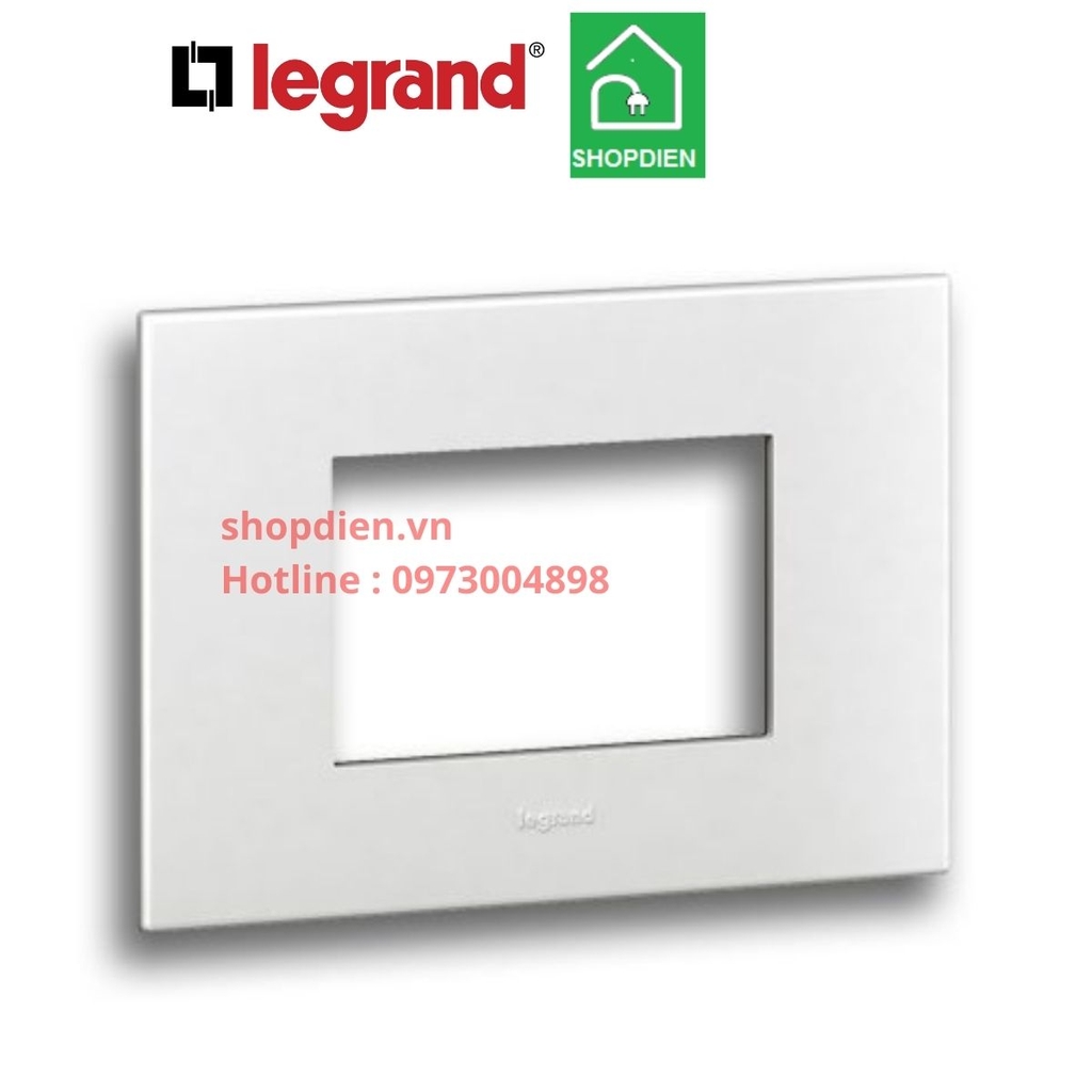 Mặt 3 thiết bị cover plate -Neutral white- Legrand Arteor Màu trắng-575010