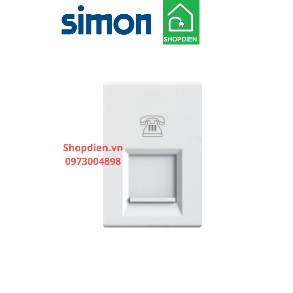 Hạt ổ cắm điện thoại SIMON K1 telephone outlet K154S