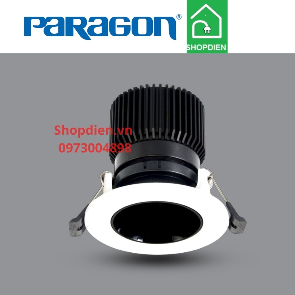 Đèn downlight chiếu điểm âm trần 12W D80 Paragon CRDB90L12