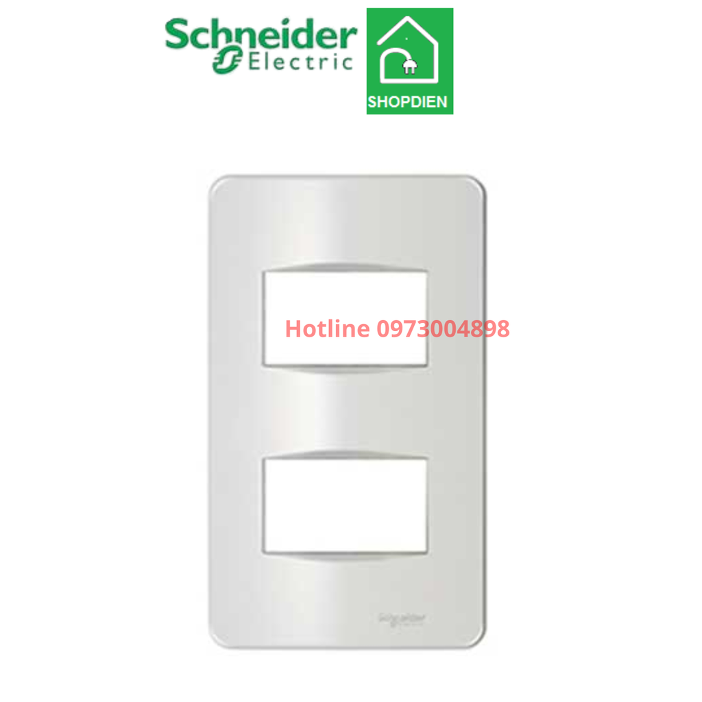 A3002_G19 Schneider Mặt 2 thiết bị Concept