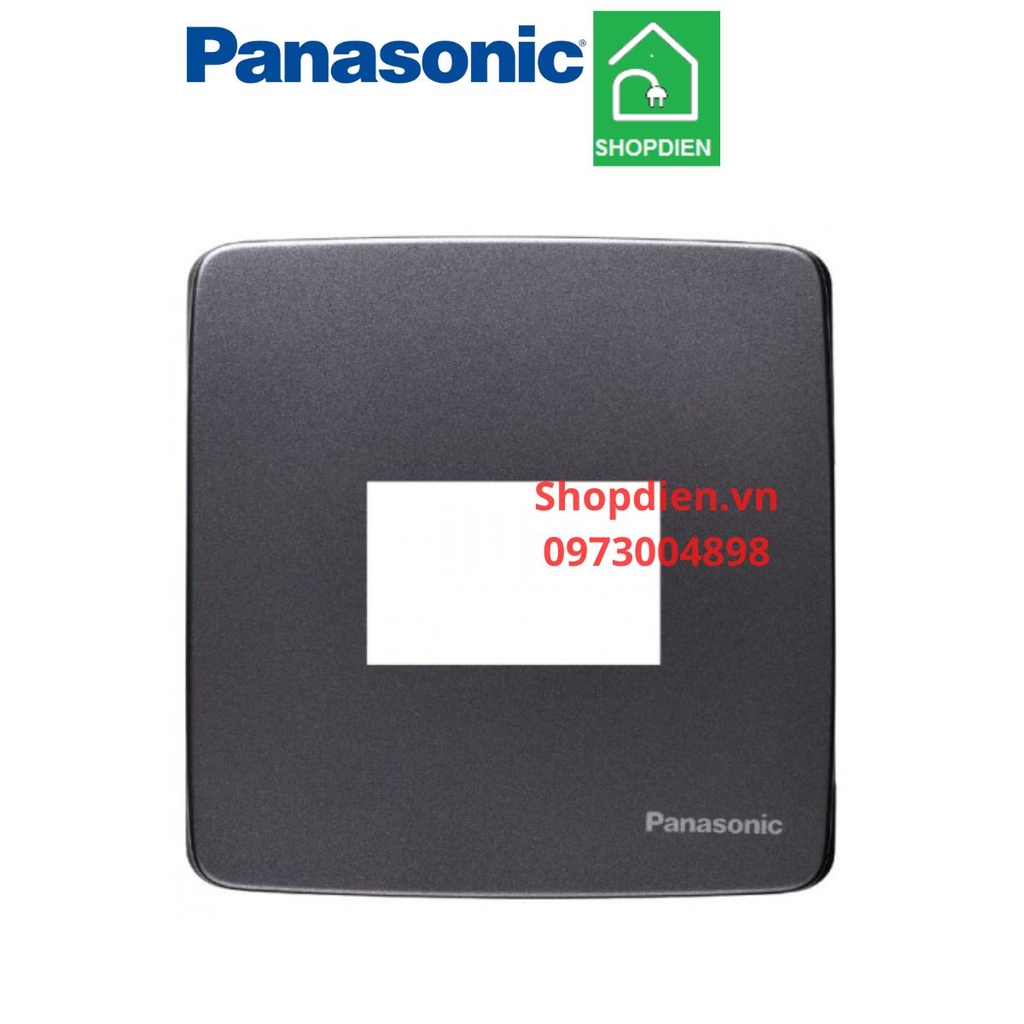 Mặt 1 thiết bị vuông màu xám ánh kim MINERVA Panasonic WMT7811MYH-VN