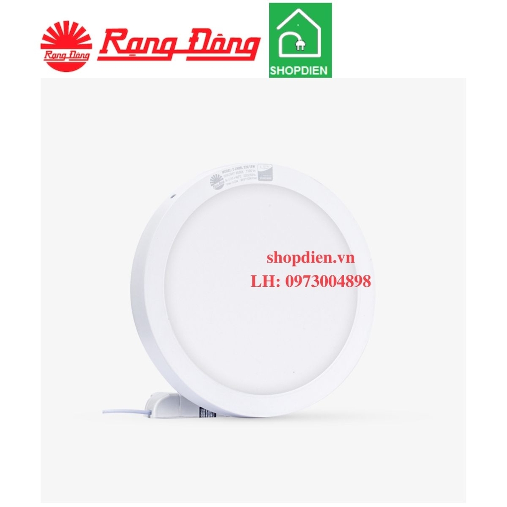 Copy of Đèn ốp trần tròn 24W Rạng Đông-LN09 300/24W