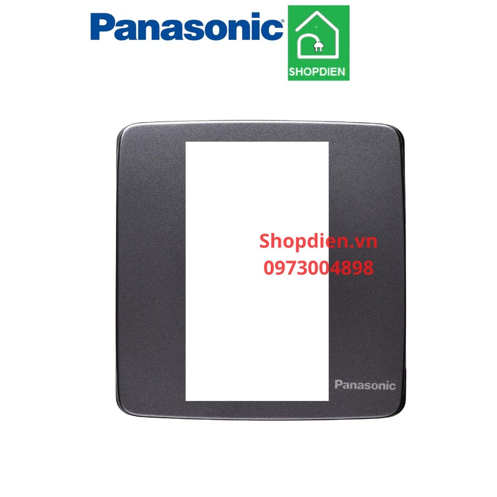 Mặt vuông dành cho 3 thiết bị màu màu xám ánh kim BS Standard MINERVA Panasonic-WMT7813MYH-VN