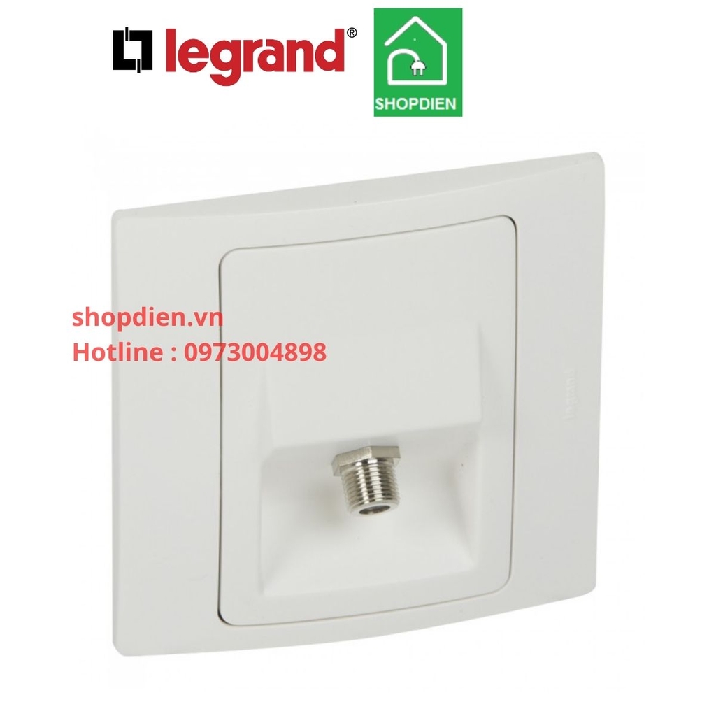 Ổ cắm Tivi Mallia  Legrand màu trắng-281152