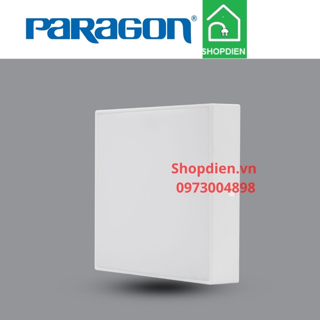 Đèn ốp nổi trần vuông tràn viền 16W 120x120 Paragon PSDPP120L16
