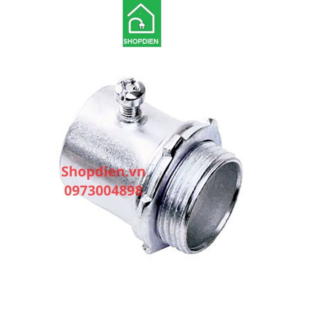 Đầu nối ống thép trơn  với hộp 1