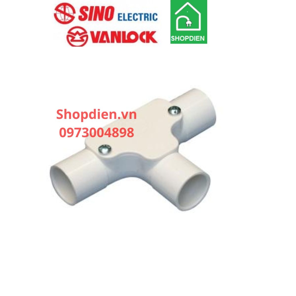 Cút chữ T có nắp D25 SINO SP E246/25 TEES PIPE CONDUIT