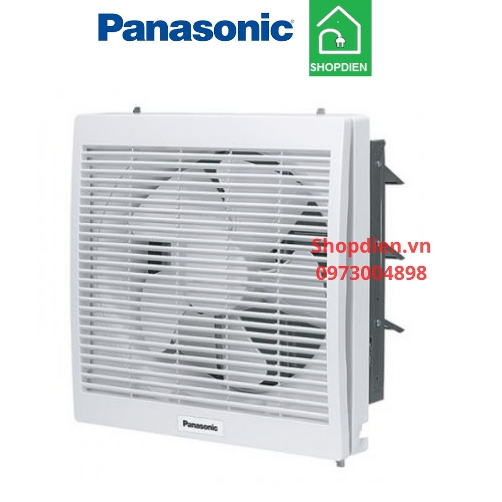 Quạt hút gắn tường Panasonic FV-30AL7 1 chiều có màng che lỗ tường 35x35mm