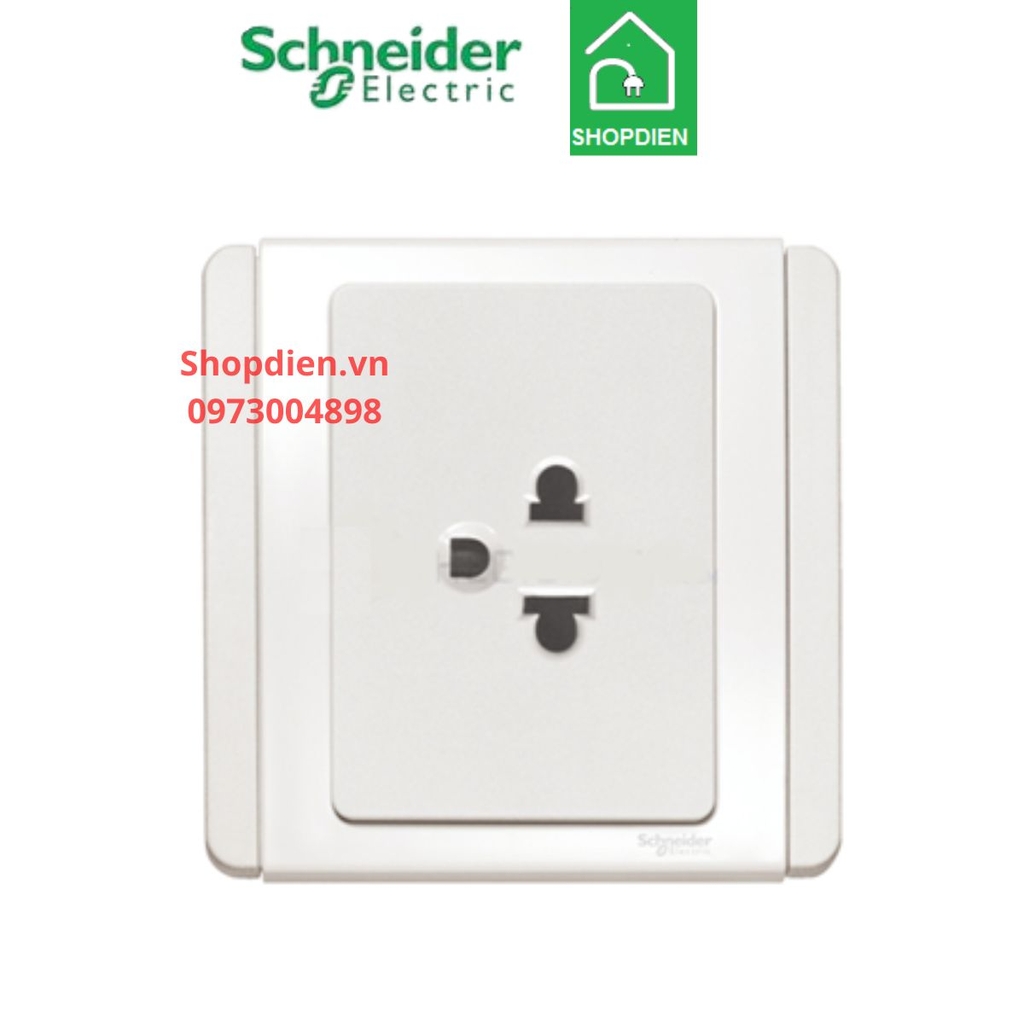 Ổ cắm đơn 3 chấu 16A Schneider Neo E3426UESTR_WW_G19 màu trắng