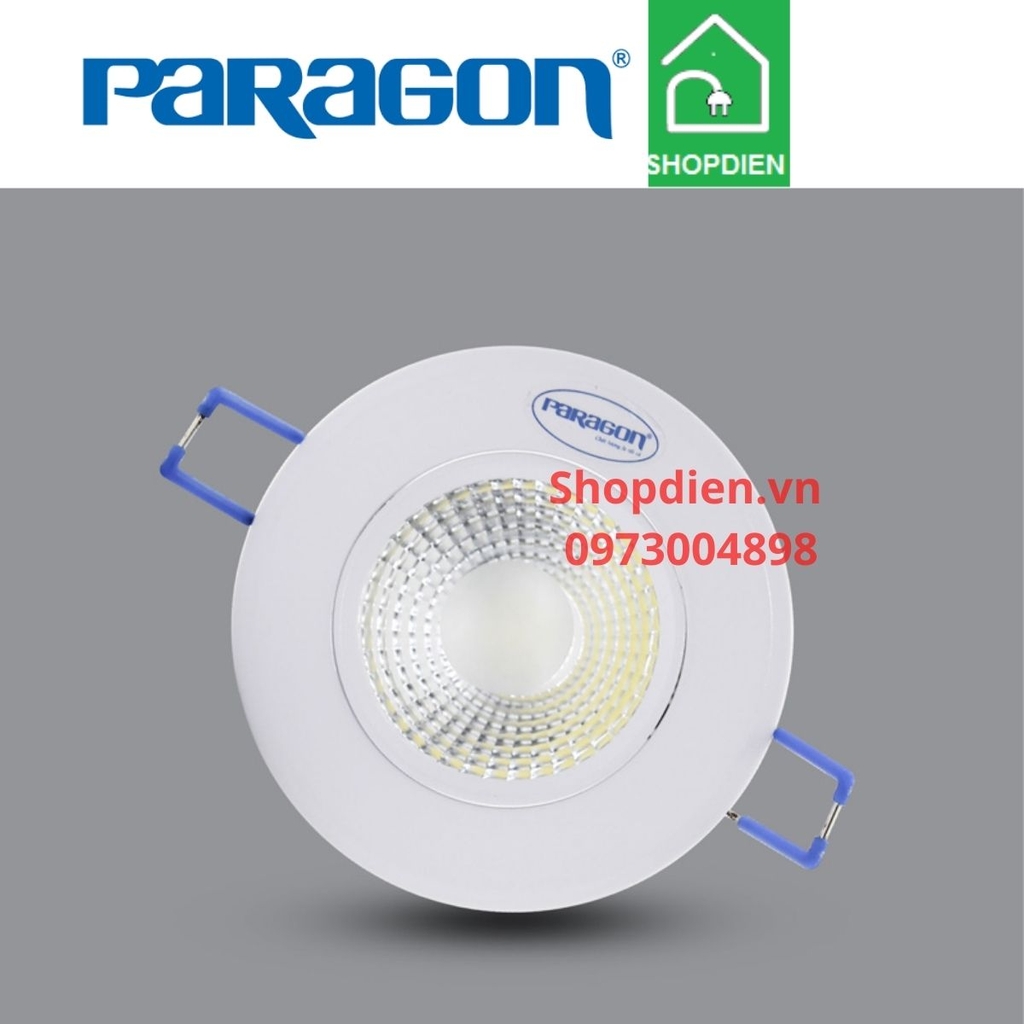 Đèn rọi âm trần điều chỉnh góc và dimmer 5W D75 Paragon PRDFF90L5/D