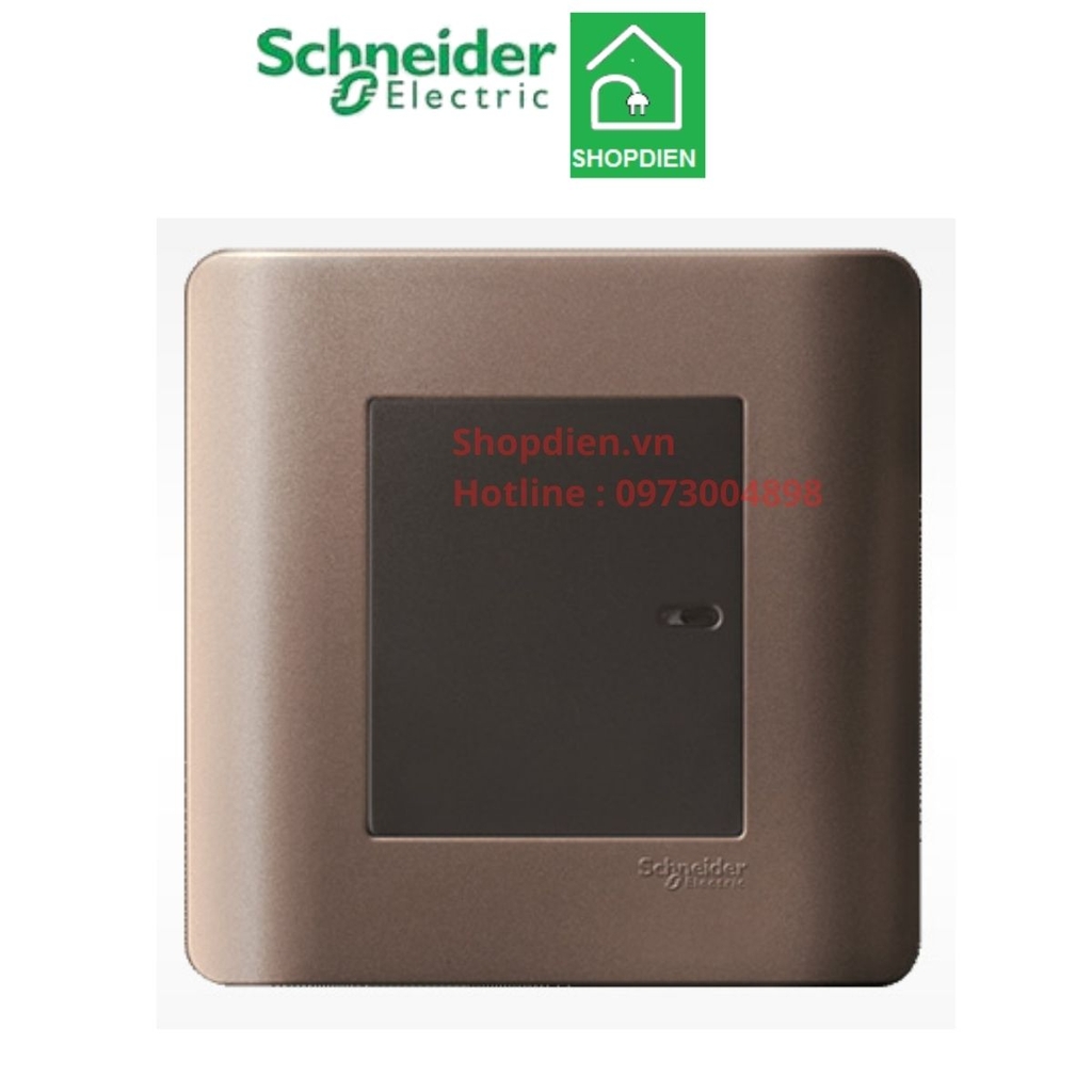 Công tắc đơn 2 chiều Schneider Zencelo E8431_2_SZ_G19 màu đồng