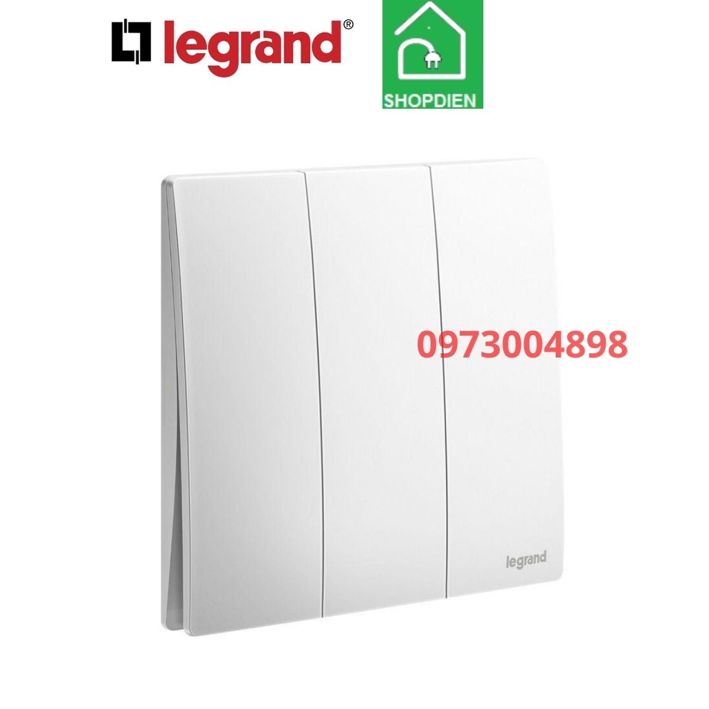 281005MW Legrand Công tắc ba 2 chiều Mallia Senses màu trắng