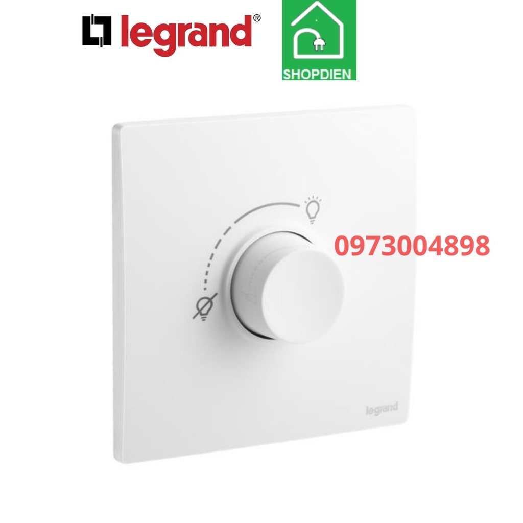 281086MW Legrand Chiết áp đèn LED Dimmer Mallia Senses màu trắng