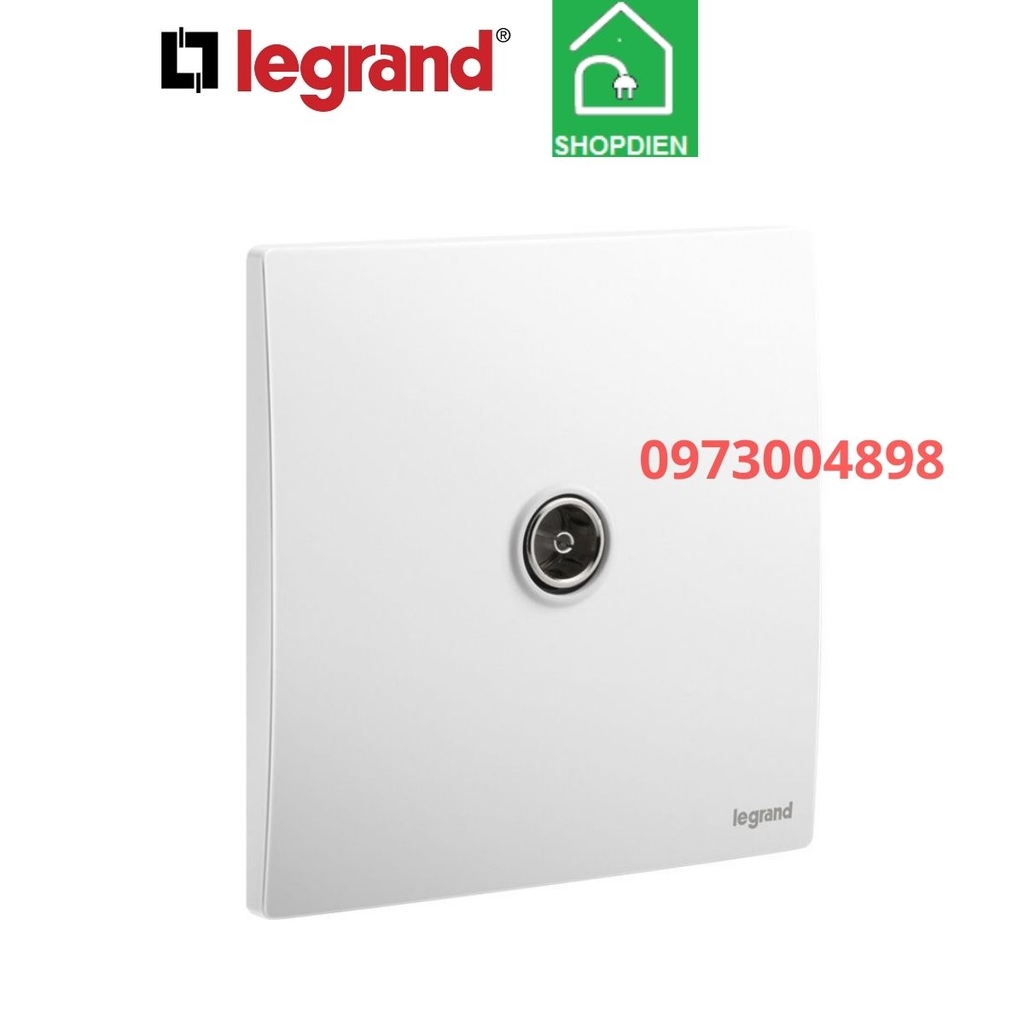 281151MW Legrand Ổ cắm Tivi Mallia Senses màu trắng