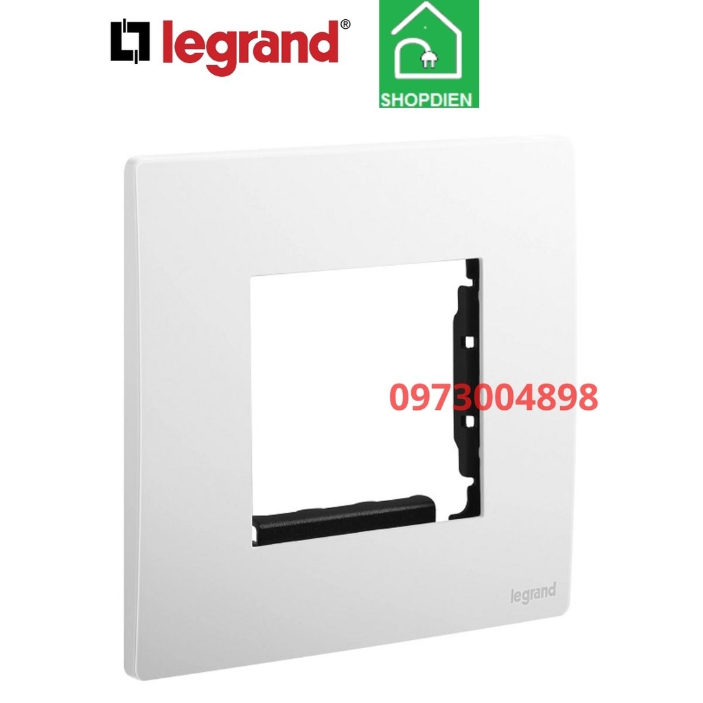 281192MW Legrand Mặt dùng cho cơ phận Arteor Mallia Senses màu trắng