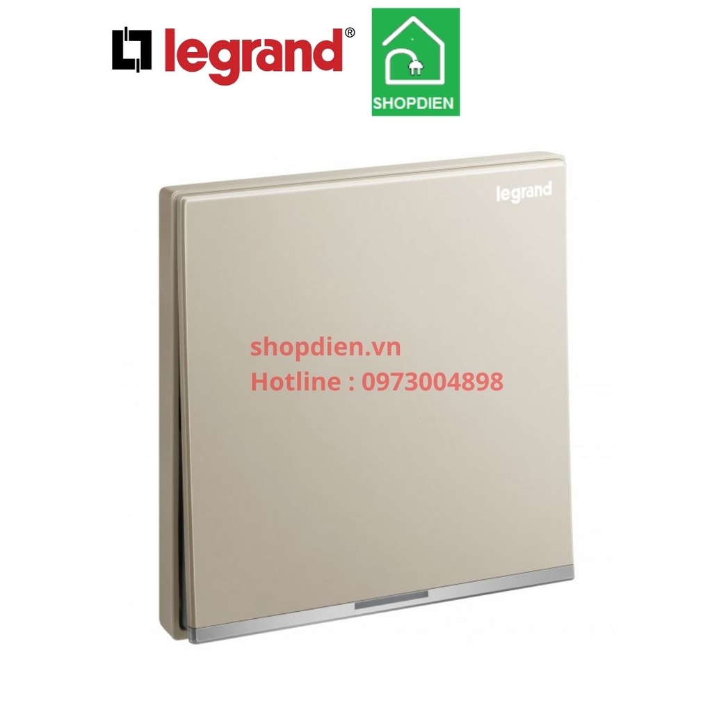 282408-C2 Legrand Galion Công tắc 2 cực 20A cho bình nóng lạnh vàng Champagne