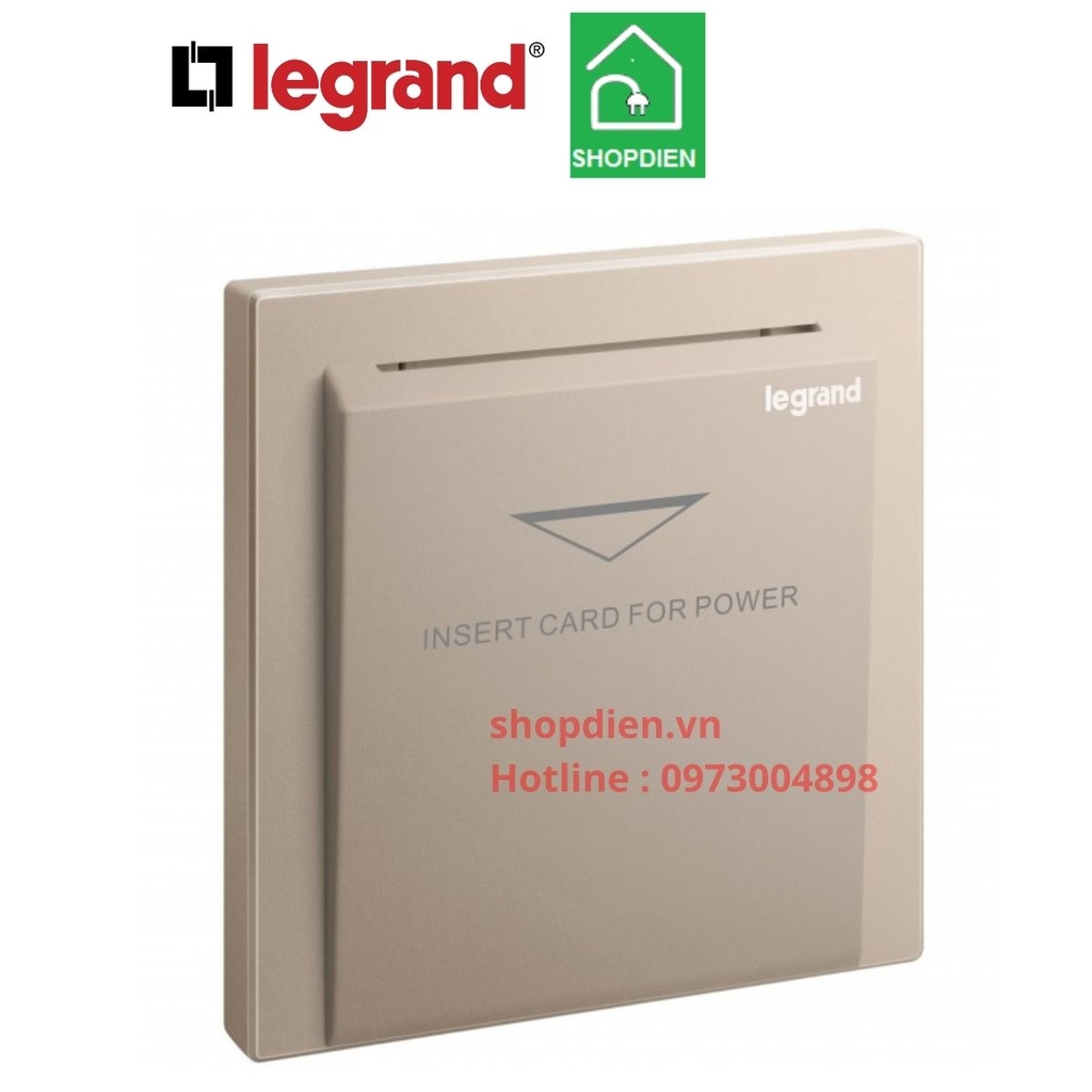 282415-C1 Legrand Galion Keycard Công tắc chìa khóa thẻ từ Rose Gold