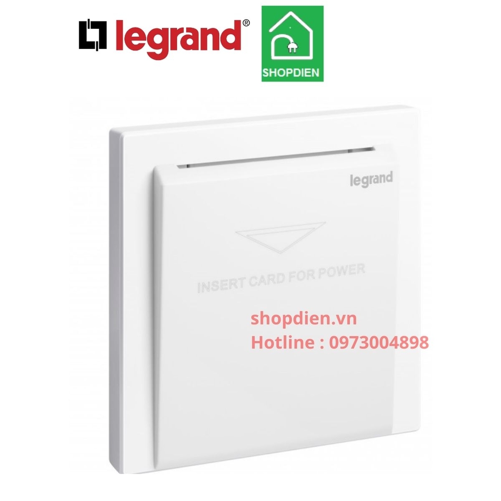 282415 Legrand Galion Công tắc thẻ từ Keycard màu trắng