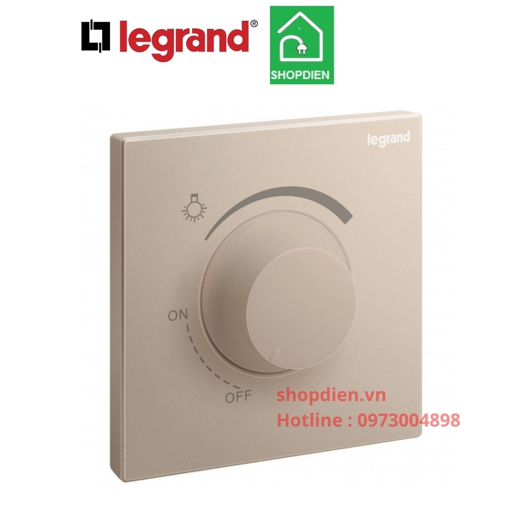 282420-C1 Legrand Galion Chiết áp đèn Dimmer 500W màu Rose Gold