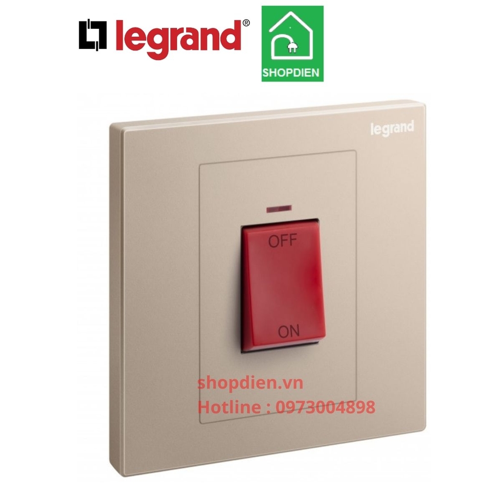 282427-C1 Legrand Galion Công tắc 2 cực 45A màu Rose Gold