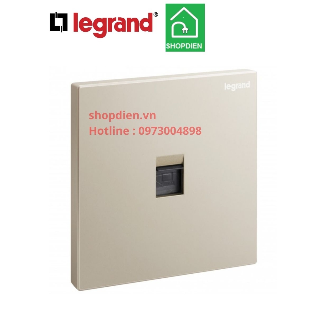 282460-C2 Legrand Galion Ổ cắm mạng Cat5e RJ45 màu vàng Champagne