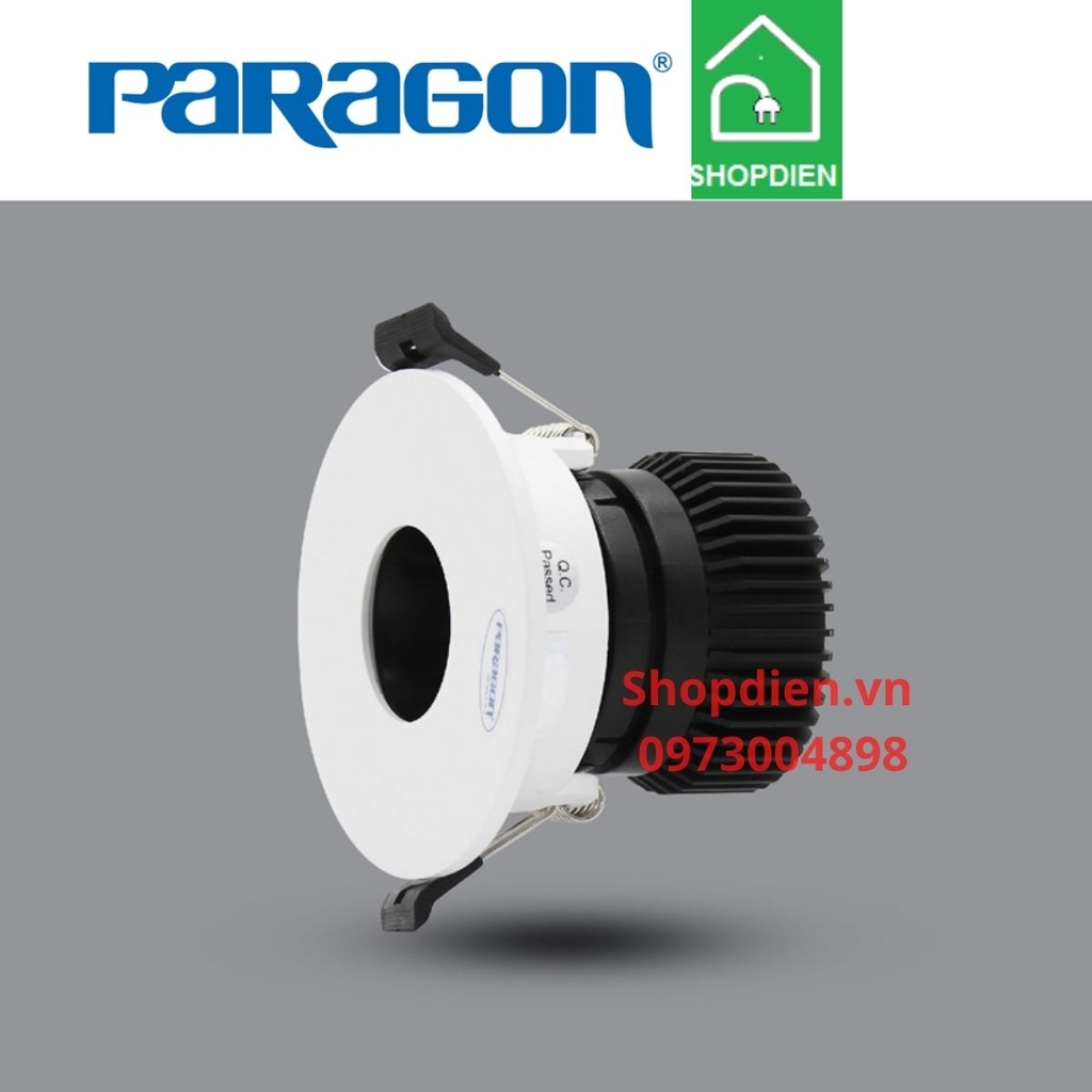 Đèn downlight rọi âm trần có điều chỉnh góc 7W D80 Paragon-PRHG90L7