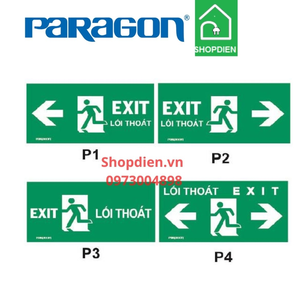 Đèn thoát hiểm sự cố EXIT  Paragon-PEXM27U