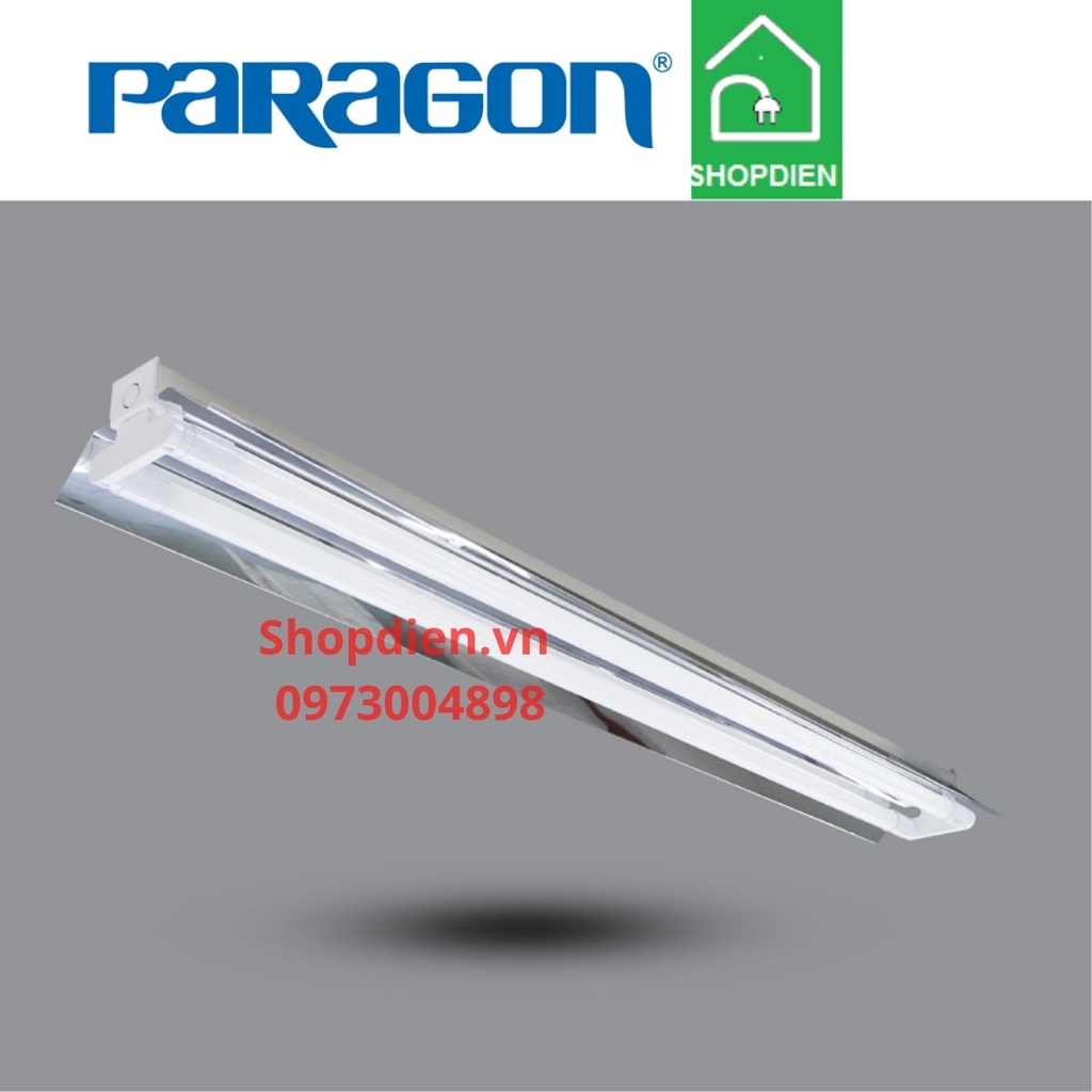 Bộ đèn LED có vòm phản quang nhôm đôi 1.2M 2x20W Paragon-PIFC236L36