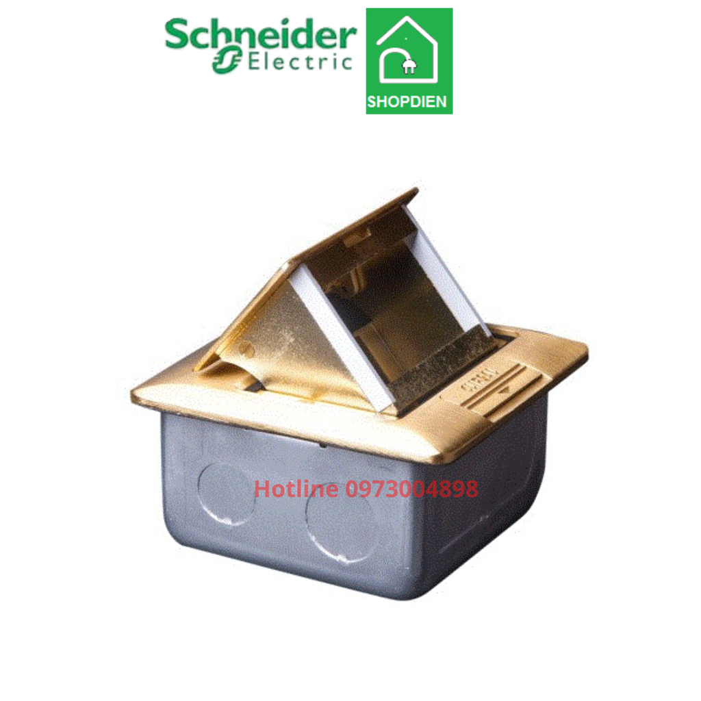 E224F_BAS Schneider Ổ cắm âm sàn màu vàng S-flexi Floor socket