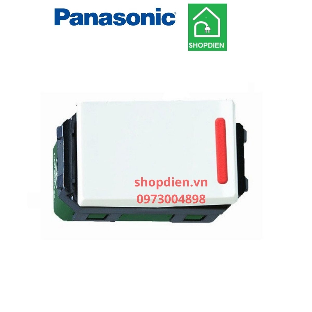 Công tắc đơn 1 chiều size M màu trắng Panasonic Halumie WEVH5521K / WEVH5521-7K