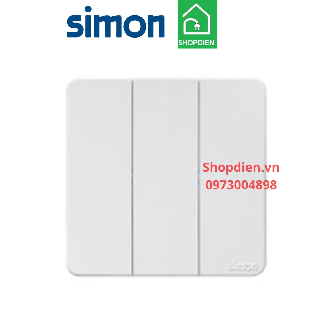 Công tắc ba 2 chiều / đảo chiều SIMON K3 màu trắng 571032