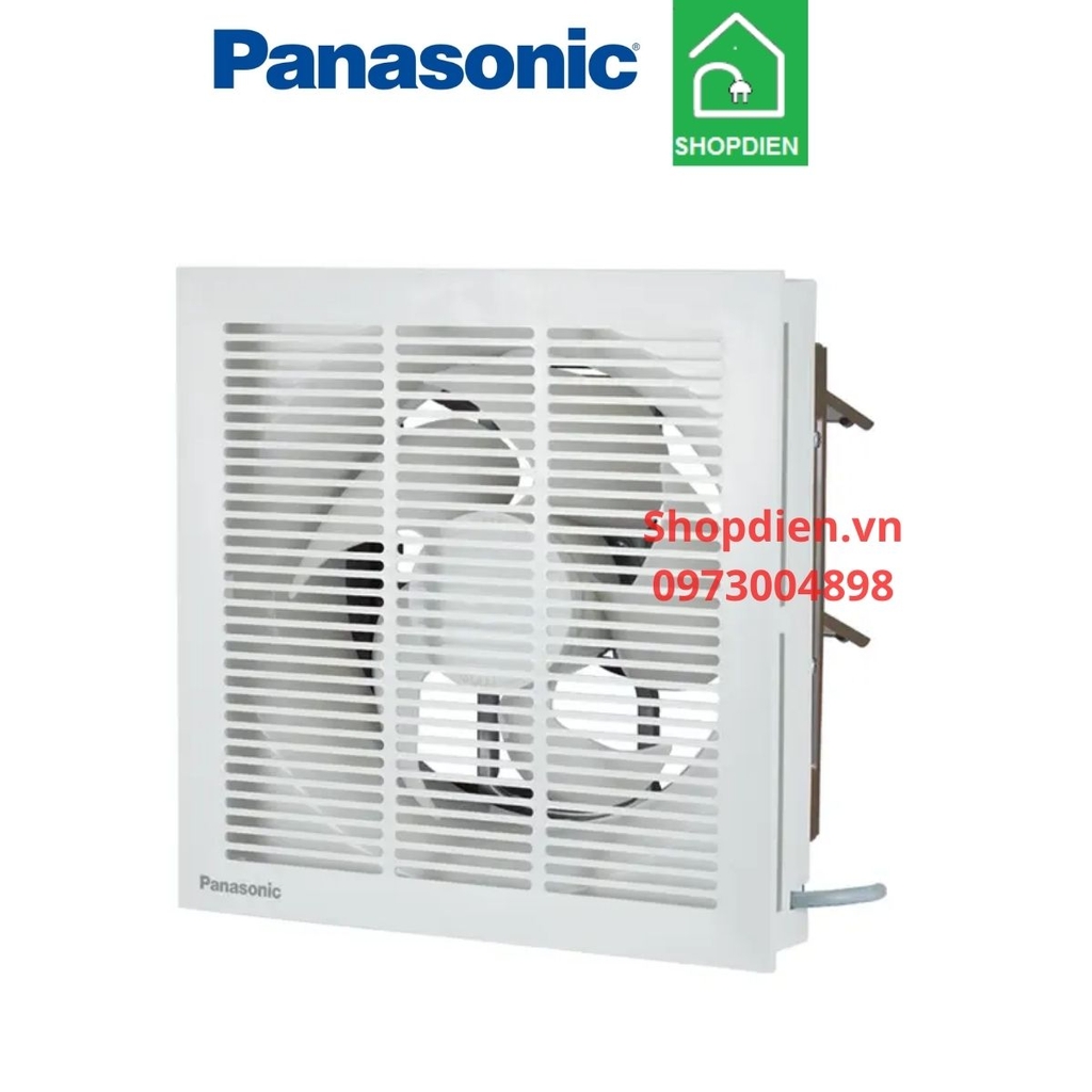 Quạt hút gắn tường Panasonic FV-20AL1 1 chiều có màng che lỗ tường 25x25mm