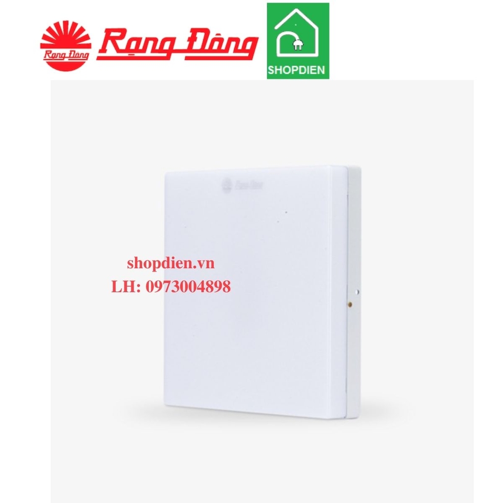 Đèn ốp trần vuông 15W đổi màu Rạng Đông-LN12 ĐM 170x170/15W