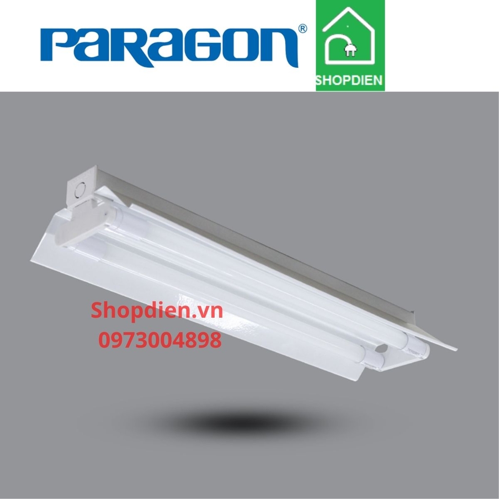 Bộ đèn LED có vòm phản quang sơn tĩnh điện đôi 60CM 2x10W Paragon-PIFE218L20