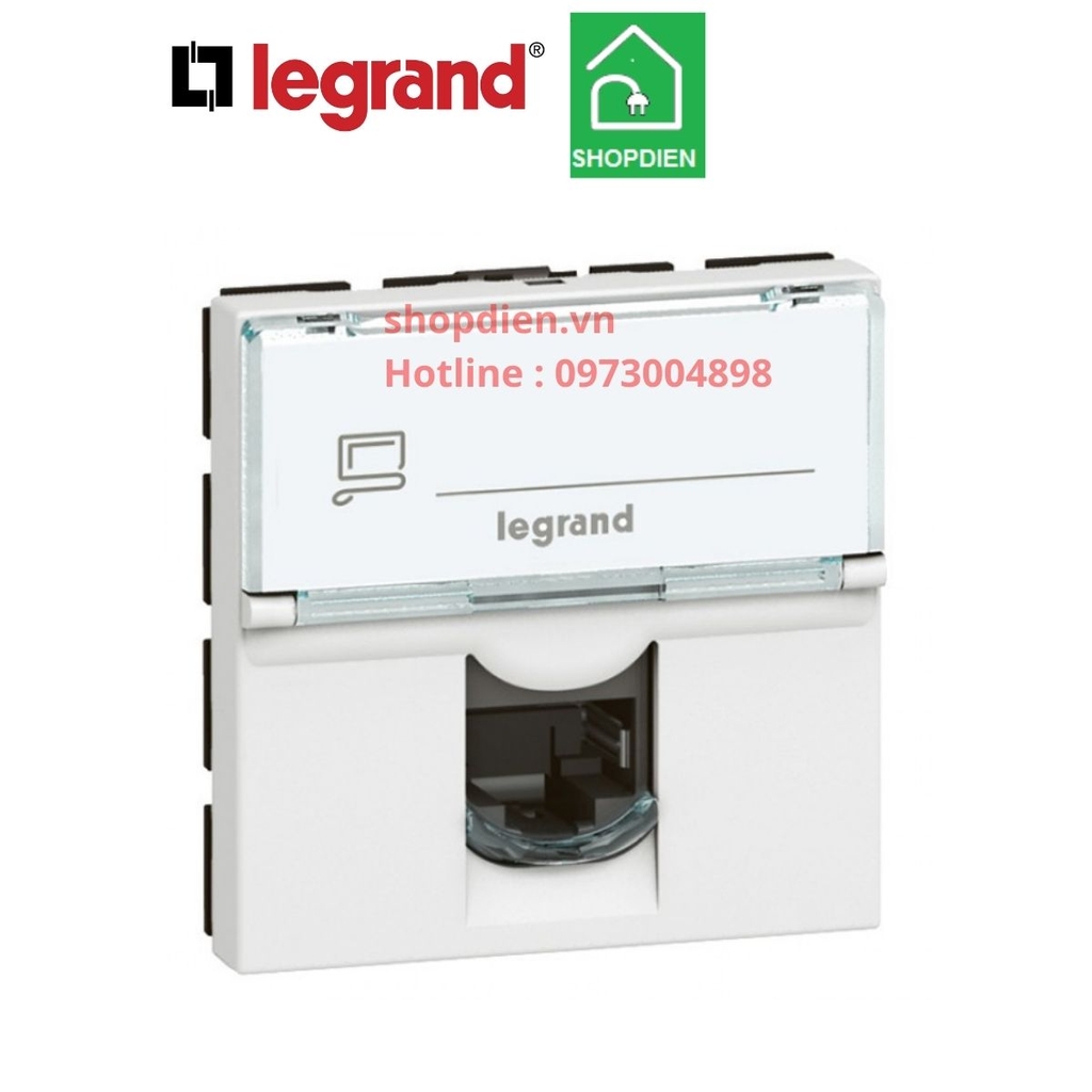 Ổ cắm mạng Cat5e RJ45 Legrand Arteor 572315 màu trắng