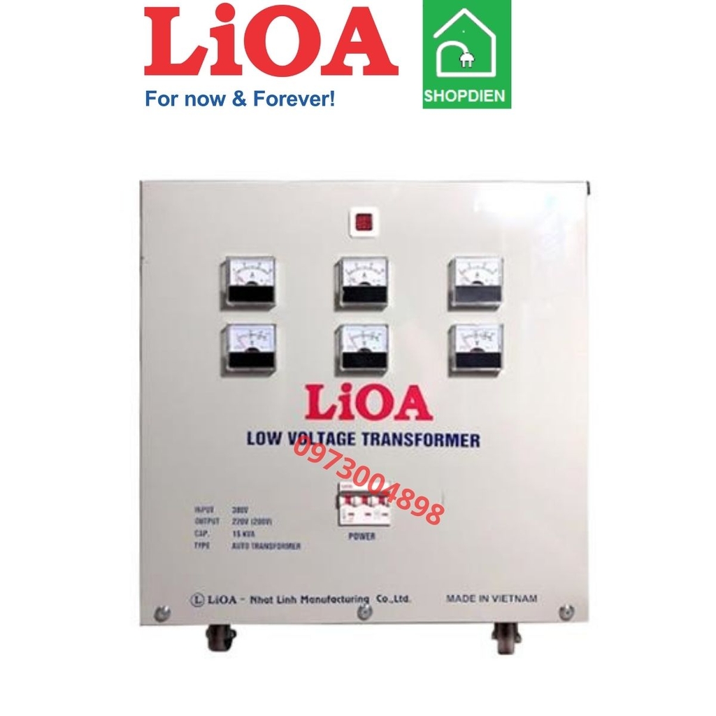 3K601M2DH5YC LIOA Biến áp đổi nguồn 3 pha 60KVA cách ly