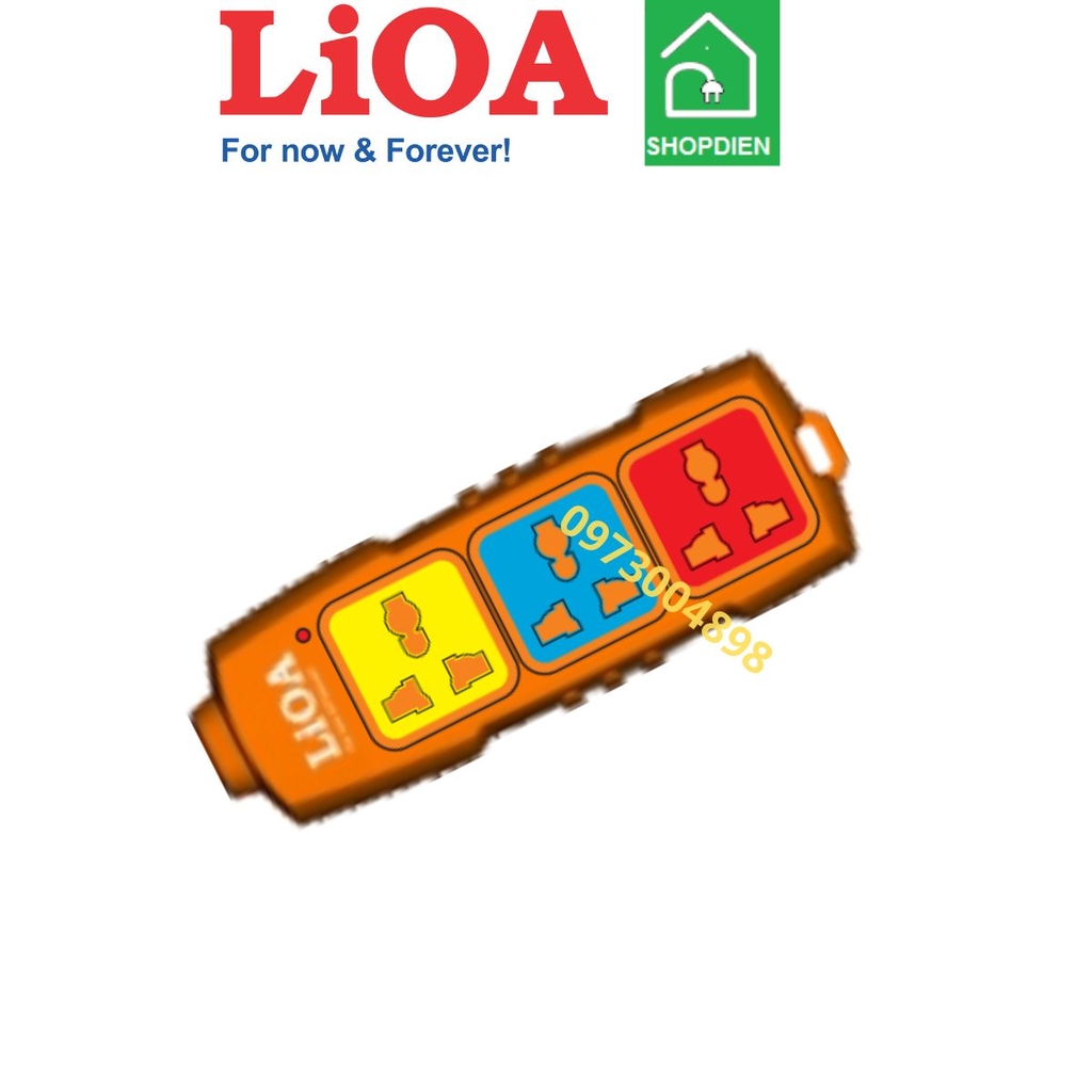 3P-2DN LIOA Ổ cắm chịu tải 3 cổng 6600W không dây