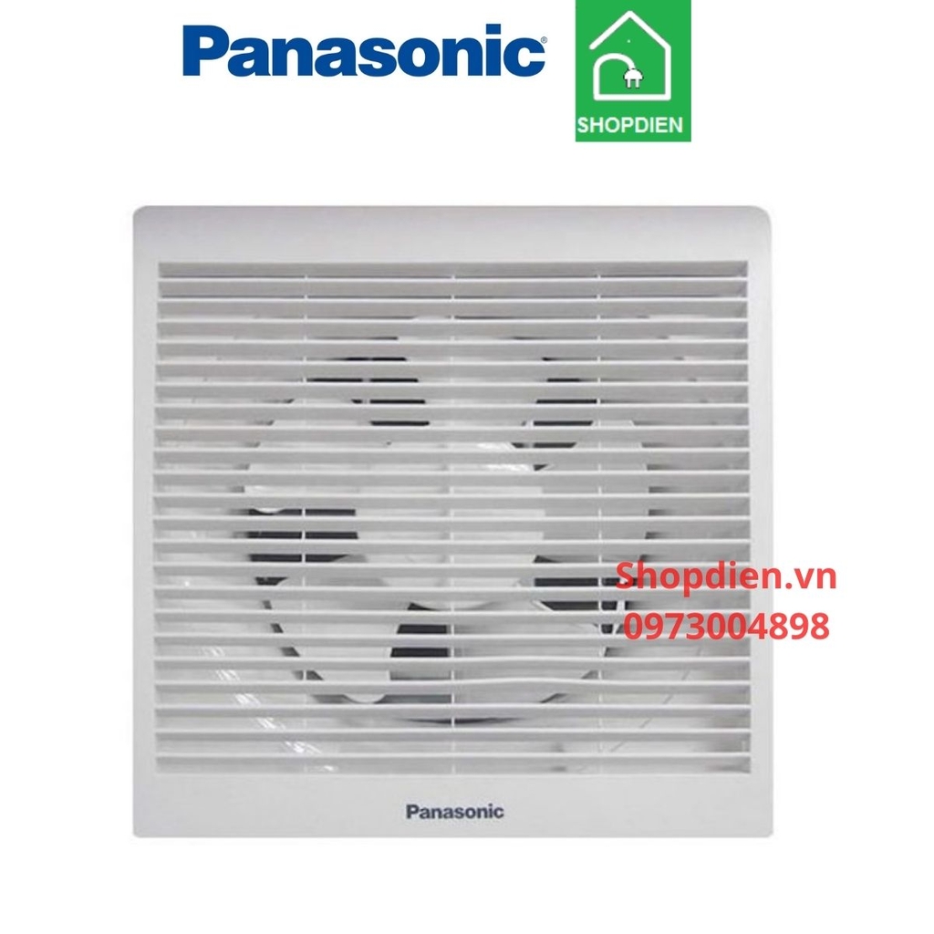 Quạt hút gắn tường 2 chiều Panasonic FV-30RL6 có màng che lỗ tường 35x35mm