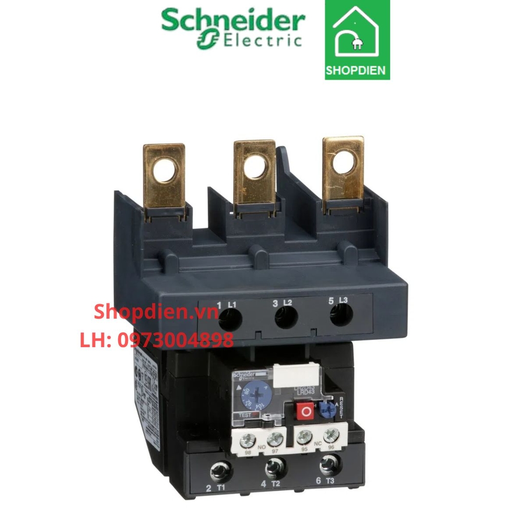 Rơle nhiệt 110-140A Tesys Deca Schneider -LRD4369