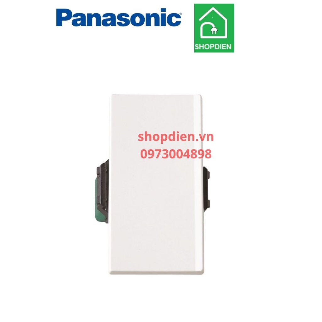 Công tắc đơn 1 chiều ( 1 way switch ) / Công tắc B loại lớn màu trắng 16AX Halumine Panasonic - WEVH5511