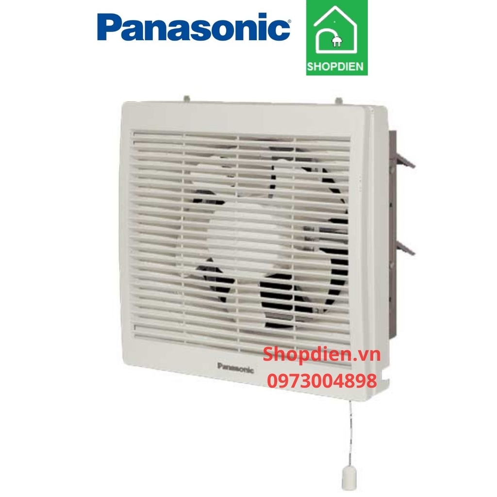 Quạt hút gắn tường 2 chiều Panasonic FV-30RL1 có màng che lỗ tường 35x35mm