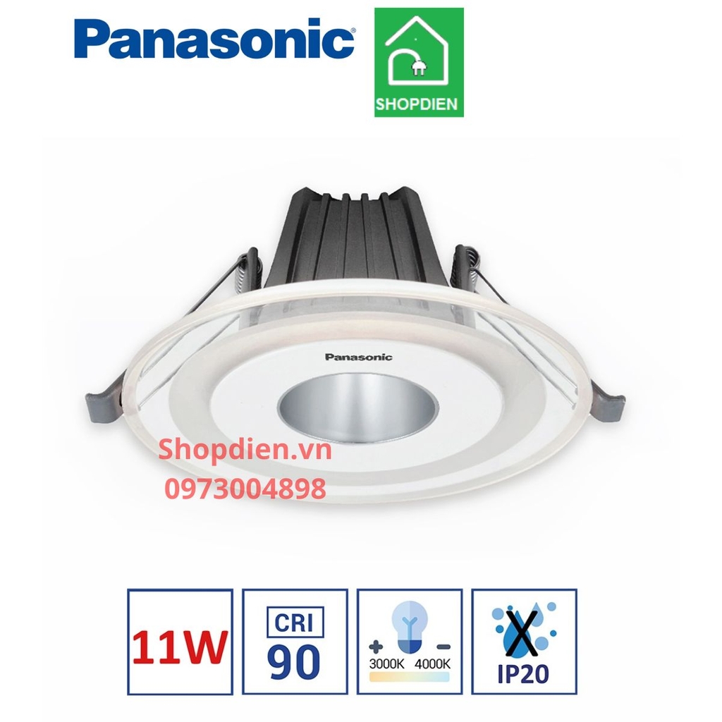 Đèn downlight âm trần 11W D90mm viền lớn GLP series Panasonc NNNC7616188